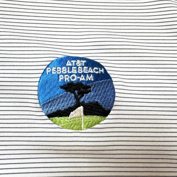 Peter Millar Polo Shirt Mens XL Summer Comfort Golf AT&T Pebble Beach Pro-Am - Picture 3 of 14